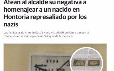 Afean al alcalde su negativa a homenajear a un nacido en Hontoria represaliado por los nazis – NORTE DE CASTILLA